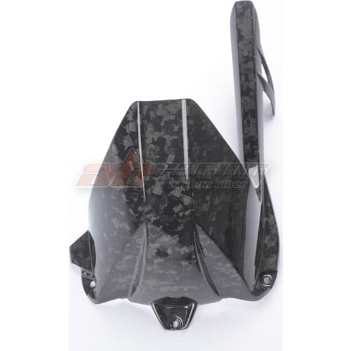 Rear Hugger fender Mudguard Cover With Chain Guard Cover For S1000RR 2009-2019 S1000R 2014-2019 Full Carbon Fiber Forged 100