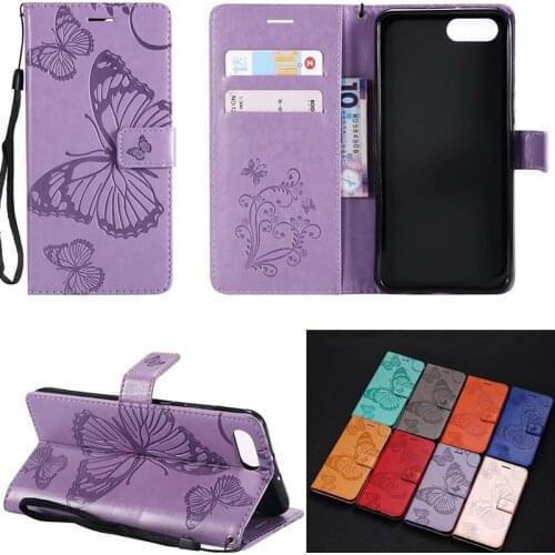 Honor V10 Case on for Huawei Honor 10 lite Case Flip Leather 3D Butterfly Case For Huawei Honor V10 Cover Case Coque