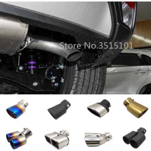 For Mitsubishi Eclipse Cross 2017 2018 2019 2020 Car Stainless Steel Muffler Stainless Steel Tail Pipe Dedicate Outlet Exhaust