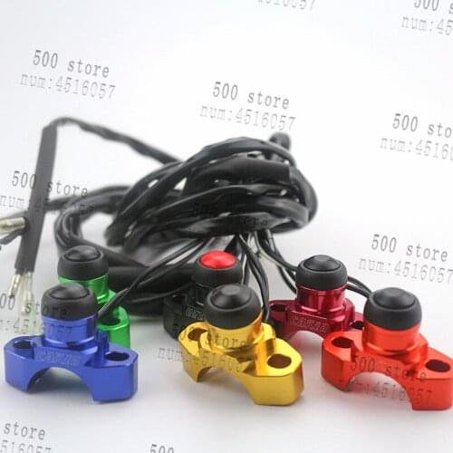 STOP START KILL SWITCH BUTTON For CR125 CR150 CR250 CR500 CRF230 CRF250 CRF250X CRF450R Motocross CNC BILLET ENGINE