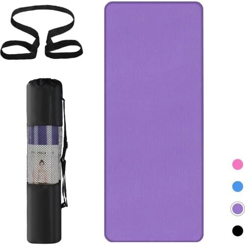 10mm Thick Yoga Mat Non-slip Yoga Mat for Men Women Fitness Gym Exercise Pilates Yoga Mat Pads