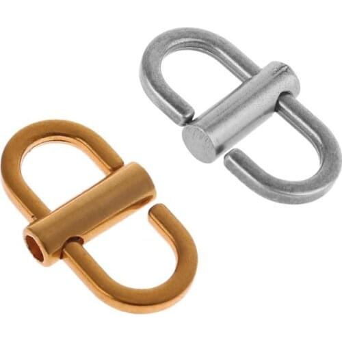 Adjustable Metal Buckles for Chain Strap Bag Shorten Shoulder Crossbody Bags Length Accessories LX9F