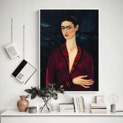 Maeham Nordic Figures Canvas Painting Prints Posters wear velvet women Pictures for Living Room Classica Home Decor no frame