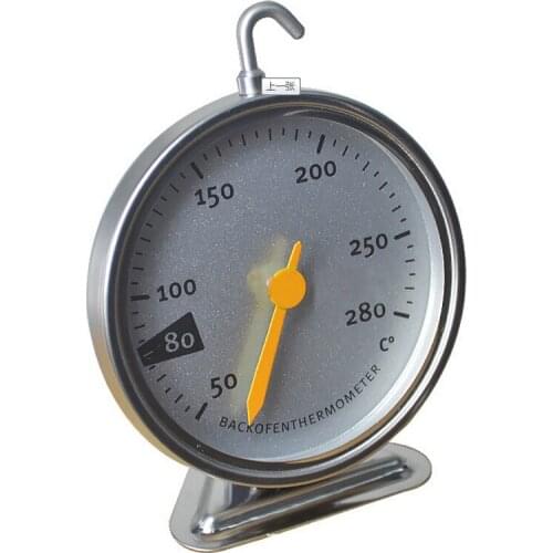 New Stainless Steel Oven Thermometer Hang Or Stand Large Dial Baking BBQ Cooking Meat Food Temperature Measurement