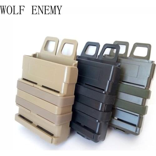 Tactical Fast Magazine Pouch 5.56MM M4 Magazine Holder SET of Double Mag Belt Clip Military Hunting Accessories