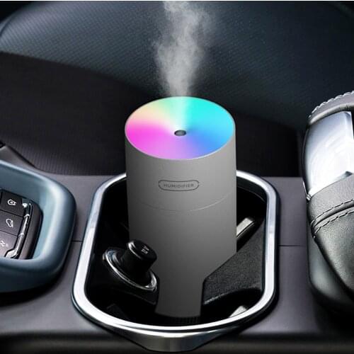 270ml Dazzle Cup Air Humidifier USB Ultrasonic Humidifier Aroma Essential Oil Diffuser Cool Mist Purifier with Colorful Light