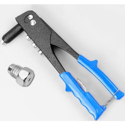 ZtDpLsd 1Pcs Riveter Gun Auto Rivet Tool 12" Blind Nut Heavy Hand Inser Manual Mandrels Insert Single Riveting Rivets