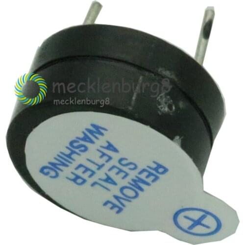 10Pcs 5v Active Buzzer Magnetic Long Continous Beep Tone