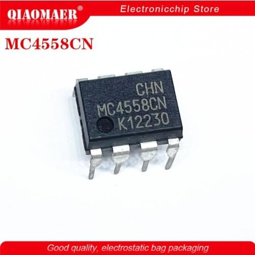 10PCS/lot MC4558CN MC4558 DIP8