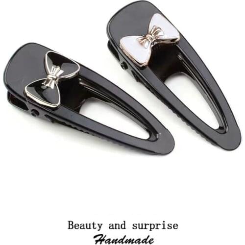 2PC NEW Fashion korean BOW Hair Claw Clips for Women Hair Barrette Hairpin Headband for girls Hair Accessories Headwear Ornament
