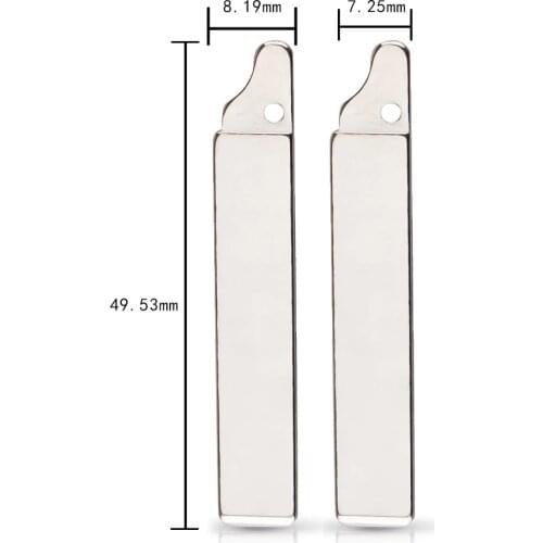 #73 Metal Car Key Blade for Peugeot 307