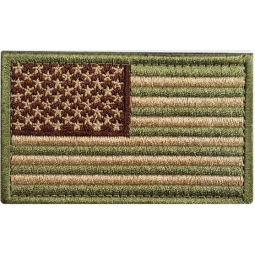 American Flag Embroidered Patch skull flag Stripes Clothes Stickers Patriotic USA Military tactics Patch badges