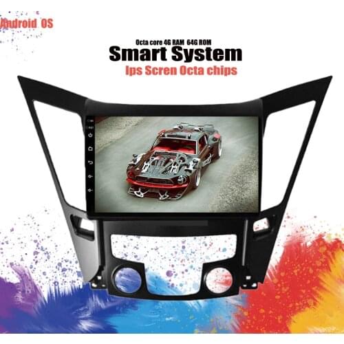 Android 10.0 HD Touch screen DVD 2din car radio GPS Navi system For 11 2012 2013 2014 2015 HYUNDAI Sonata i40 i45 Tape Recorder