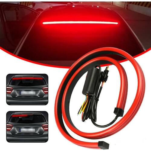 OKEEN 40inch Highlight Car LED Rear 3rd Stop Brake Strip Light Red Driving Brake Turn Signal Light High Mount Stop Warning Lamps