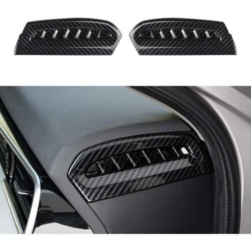 Side Air Vent Trims Wind Outlet Cover Trim Sticker for Toyota Camry 2018 2019 2020 Car Accessories (2Pcs)