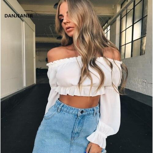 Широкие блузки DANJEANER China At AliExpress