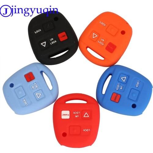 Jingyuqin New Remote 3B Silicone Smart Car Key Fob Cover Case For Lexus RX LS GX SC Holder Case