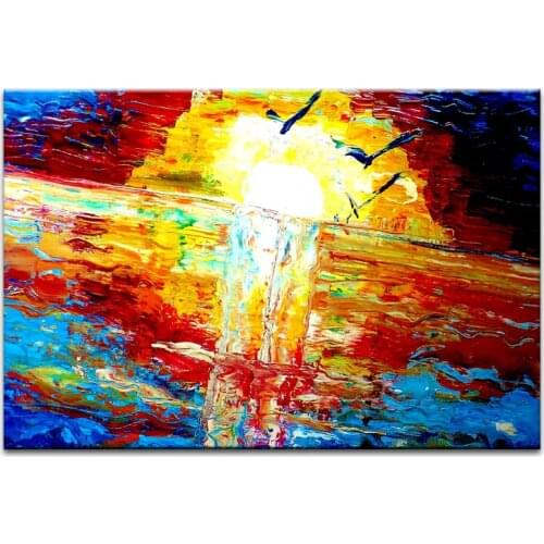DONGMEI OILPAINTING hand painted oil painting High Quality Modern art Abstract canvas painting pictures DM171206