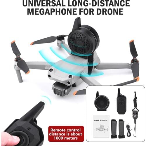 BRDRC Mini Drone Megaphone Speaker USB Charging Long Control Distance for DJI Mavic 2 Air Pro Phantom Spark Hubsan Zino FIMIx8
