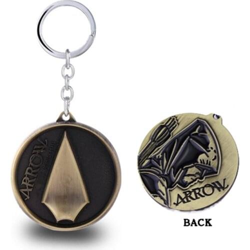 Arrow Man Keychain Men Jewelry Hip Hop Style Keyrings