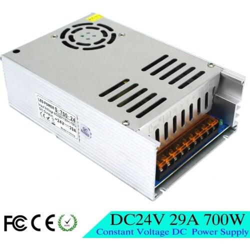 New Model Regulated 29A 700W Switching Switch Power Supply dc24V Driver for LED Strip Transform AC110 220V Input to DC24V USP