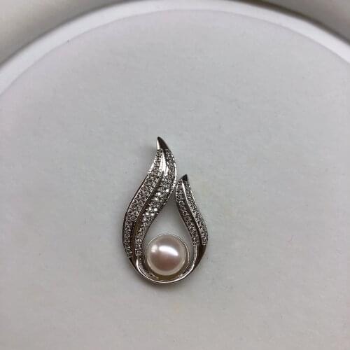 New Arrival Pendant Mountings Finding Settings Jewelry Parts Fitting Accessories for Pearls Corals Jade Beads Crystal Stones