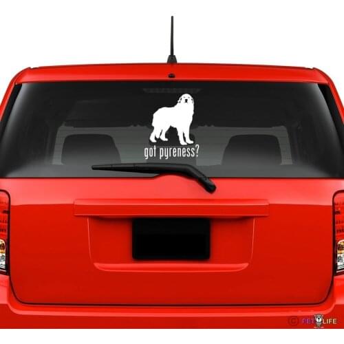 Got Great Pyrenees Windshield Sticker Vinyl Auto Window pyr window decals