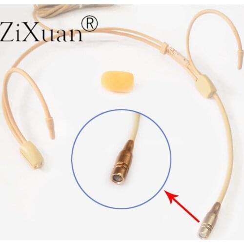 Professional Cardioid Beige Head Headset Microphone Mic For Sennheiser EW G1 G2 G3 AKG Samson Shure MiPro Audio-Technica Bodyp