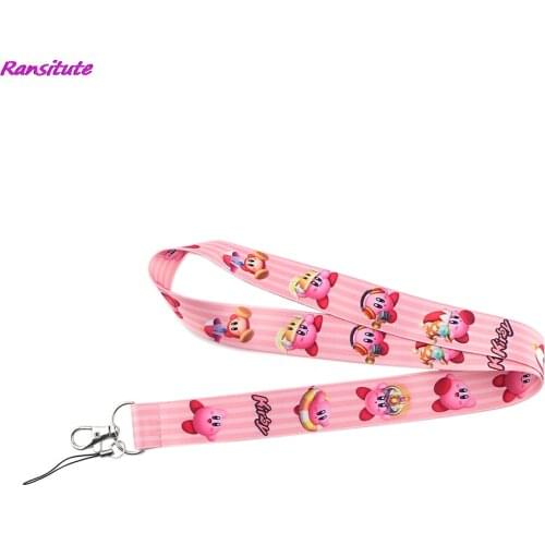 Ransitute R1357 Cartoon Icons Style Anime Lovers Key Chain Lanyard Neck Strap For USB Badge Holder DIY Hang Rope