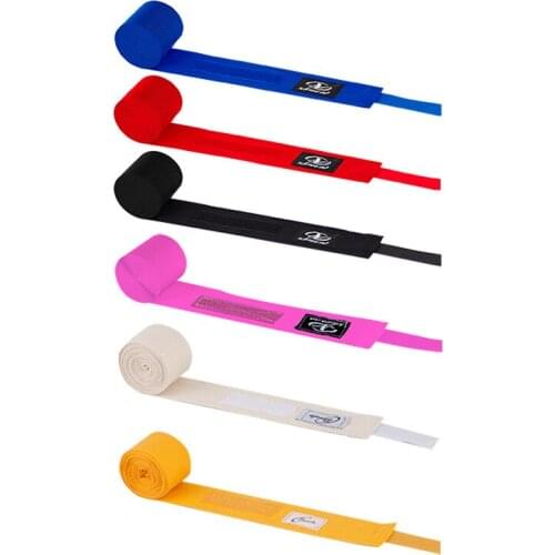 1 Pair 3m Sports Strap Cotton Kick Boxing Bandage Sanda Taekwondo MMA Wrist Hand Gloves Wraps Straps Protection Equipment