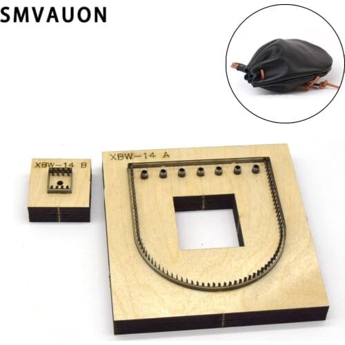 Wooden Die-cutting Card Package Coin Purse Certificate Package Mold Handmade Leather Goods