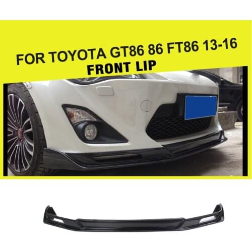 Car-Styling Carbon Fiber / FRP Racing Auto Front Bumper Lip Spoiler Chin for Toyota GT86 86 FT86 2013 - 2016