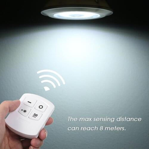 NEW 3 Pcs Under Cabinet Light night lamp 1W COB LED Puck Light Remote Control Wireless Dimmable Touch Sensor Control Night Light