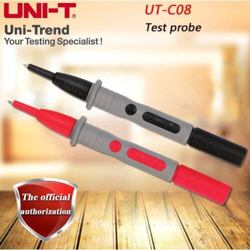 UNI-T UT-C08 test probe fully insulated, with a pen with a jacket, straight probe universal test table pen