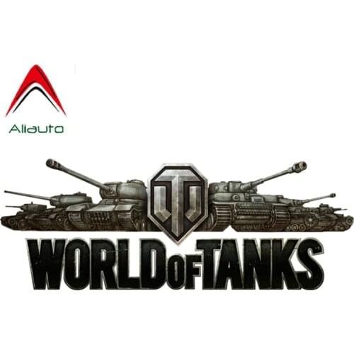 Aliauto Personality Car Sticker World of Tanks Accessories Waterproof Vinyl Decal for Bmw E46 Hyundai I40 Vw Beetle,23cm*9cm