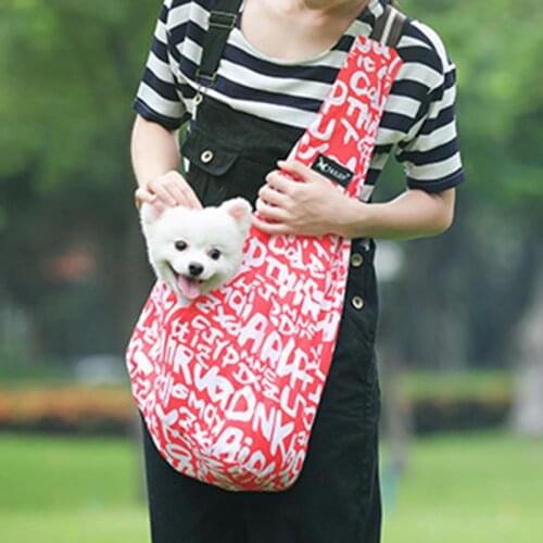 Breathable Dog Carrier Outdoor Travel Handbag Pouch Shoulder Bag Sling Pet Travel Tote Cat Puppy Convenient Durable Bags