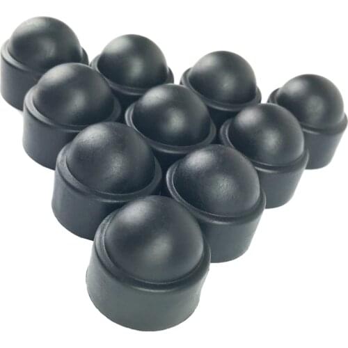 10 Set 25mm Car Wheel Tire Nut Lug Dust Covers Caps Protector Hub Screw M12