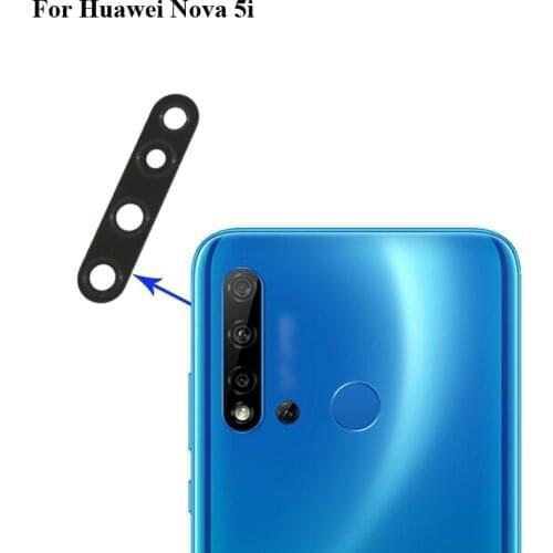 2PCS Original New For Huawei Nova 5i Back Camera Glass Lens test good For Huawei Nova5i Nova 5 i Replacement
