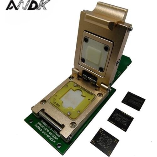 3 IN 1 eMMC socket eMMC153/169 eMCP162/186 eMCP221 Pogo Pin Test Socket Reader BGA153 169 162 186 Data Recovery SD Interface