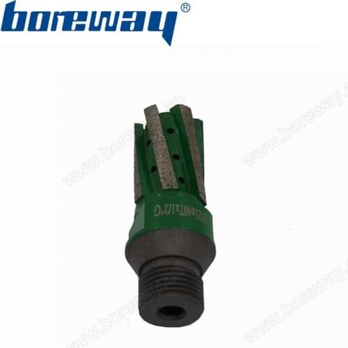 Boreway Supply A Piece of D25x40Tx1 2''G Diamond Router Finger Bits For trimming Slab Counter Top