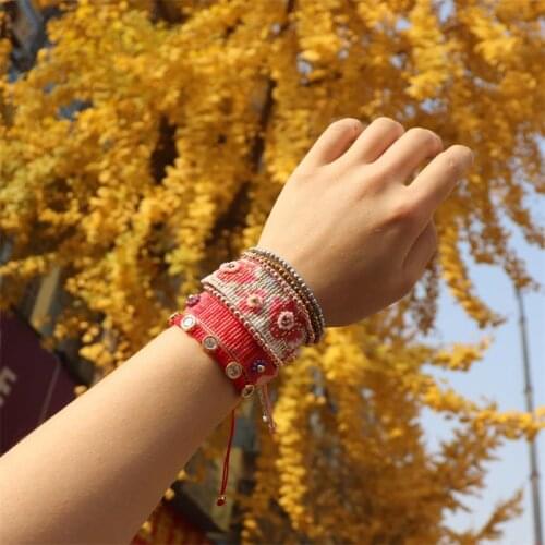 ZHONGVI 2021 Flower Bracelet Couples Love Letter Pulsera Trendy Jewelry Friendship Gifts For The New Year Miyuki Charm Bracelets