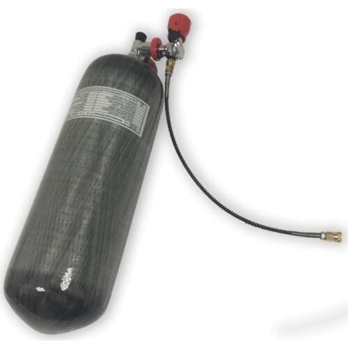 AC109101 Cylinder High Pressure Pcp 9L CE 4500psi Compressed Air Carbon Fiber SCBA Tank Cylinder for Air Gun Hunting Acecare