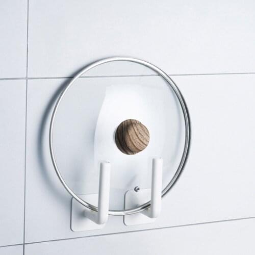 2pcs Kitchen Paper Holder Tissue Rack Wall-Mounted Shelf Bath Storage Organizing