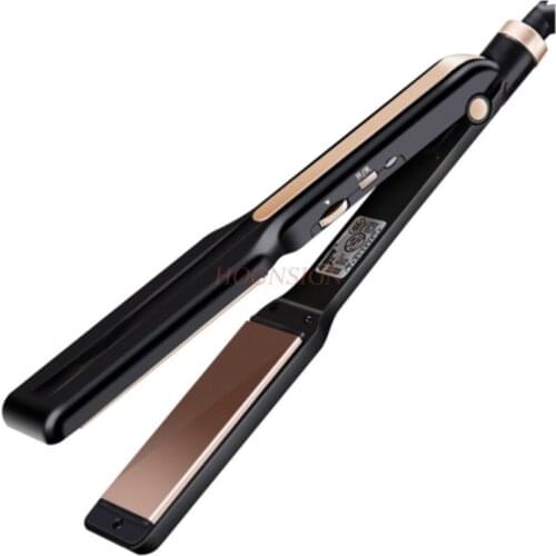 Electric splint female hair straightener ceramic dual-use does not hurt hair barber shop dedicated straight curly hair mini stra