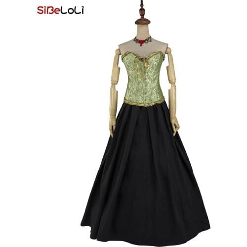 Gothic Steampunk Corset Skirt Renaissance Corset Dress For Women Gothic Victorian Corsets Dress Costumes