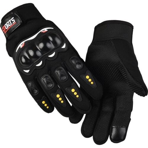3 Color Bike Riding Full Finger Motorcycle Gloves Motocross Racing Luvas Guantes Moto Protective Gears Driving Cycling Gloves
