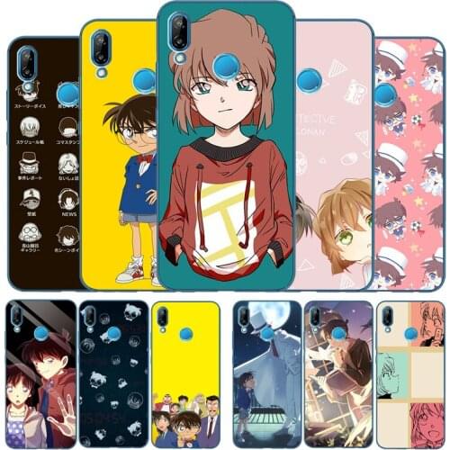 Detective Conan Soft Silicone Phone Case For Huawei P9 P10 P20 P30 P40 LITE P20 P30 P40 PRO P smart Y6 Y7 Y9 Prime nova 3i