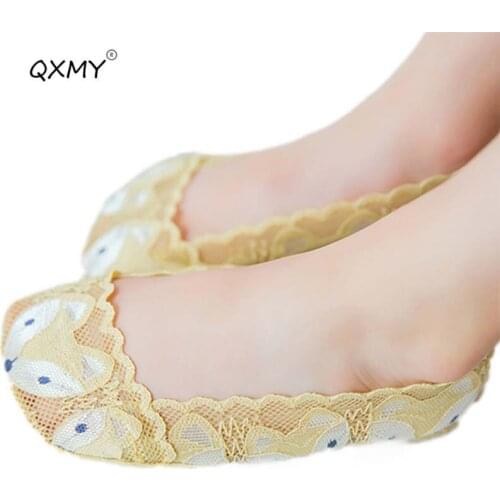 New children socks summer lace socks for girls anti slip baby toddler socks 2-10 years