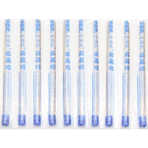 100pcs Dental Disposable Saliva Ejector Low Volume Suction Tips Aspirator Tube Dentistry Oral Care Tools with Individual Package