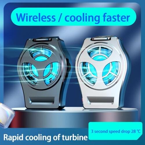 Universal Mobile Phone Game Cooler System Cooling Fan Portable Wireless Radiator For Iphone Xiaomi Huawei Samsung Smart Phone